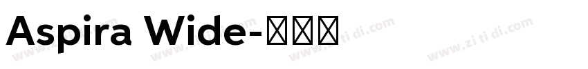Aspira Wide字体转换